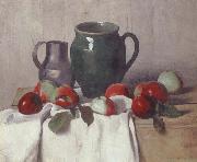 Felix Vallotton Still life with Jug and Apples Sweden oil painting artist